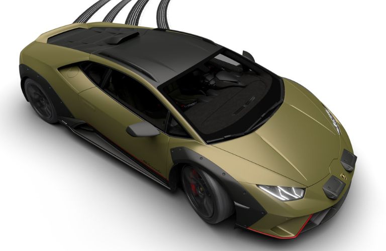 Front-quarter view of the 2018 Lamborghini Huracán Sterrato